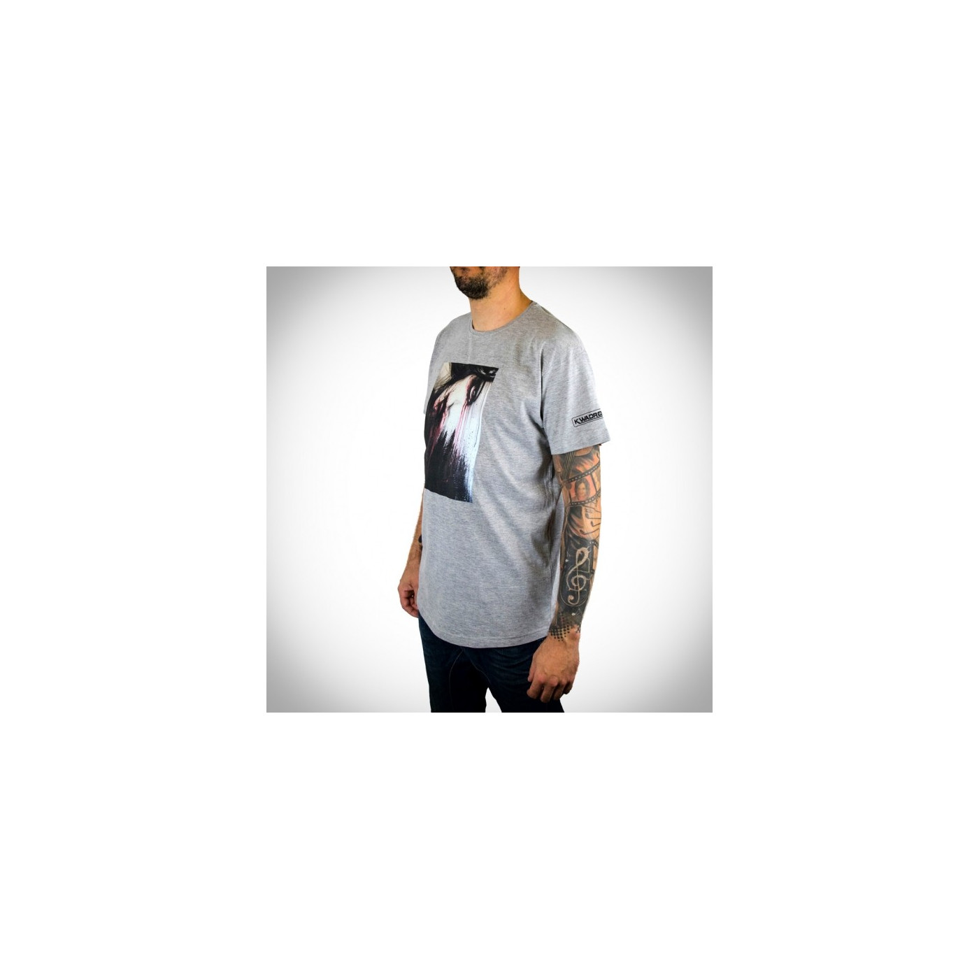 T-shirt FLORIAN KARG - Long Tee Heather Grey T-shirt FLORIAN KARG - Long Tee Heather Grey