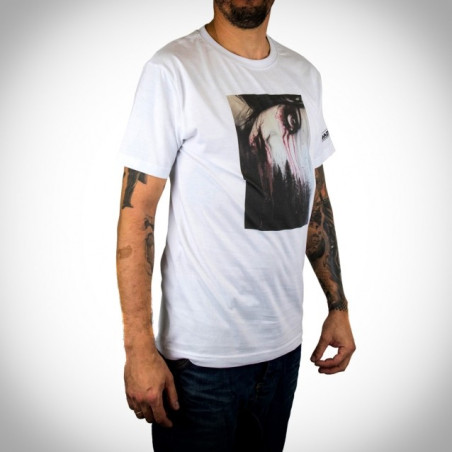 T-shirt FLORIAN KARG - Round Neck White