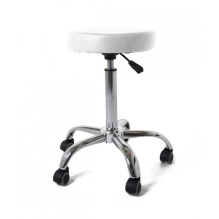 TWIST White Taboret obrotowy