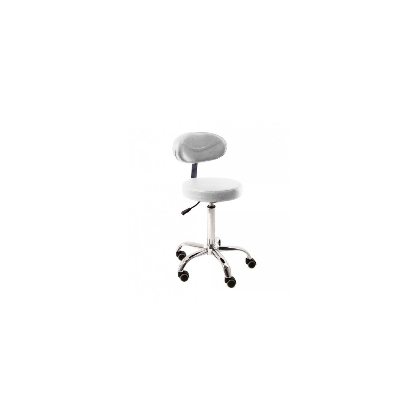 TWIST White Taboret obrotowy z oparciem TWIST White Taboret obrotowy z oparciem