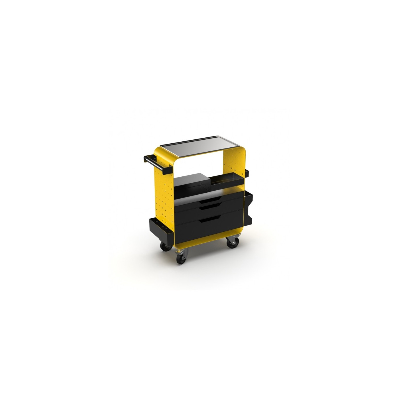 Impala - Work Terminal - Mobilna stacja robocza - modułowa - Yellow Impala - Work Terminal - Mobilna stacja robocza - modułowa - Yellow