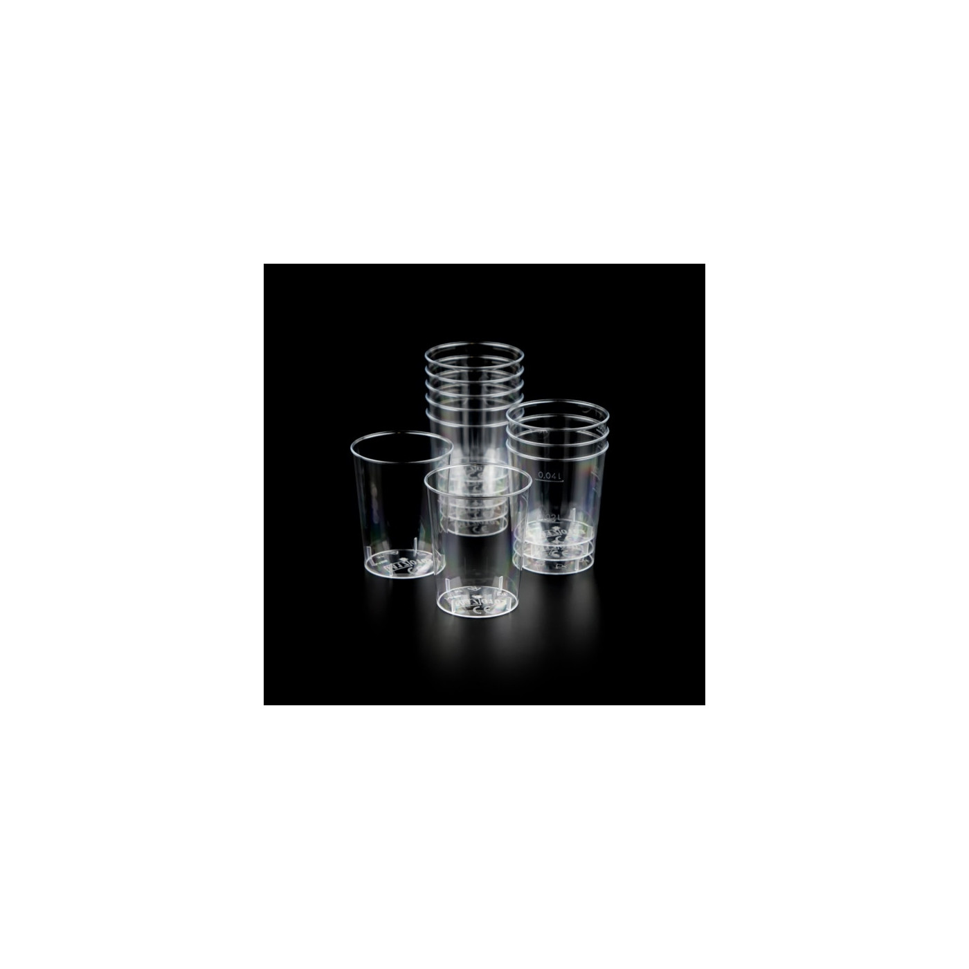 Kubki jednorazowe na wodę - 40ml /50szt/ CLEAR Kubki jednorazowe na wodę - 40ml /50szt/ CLEAR