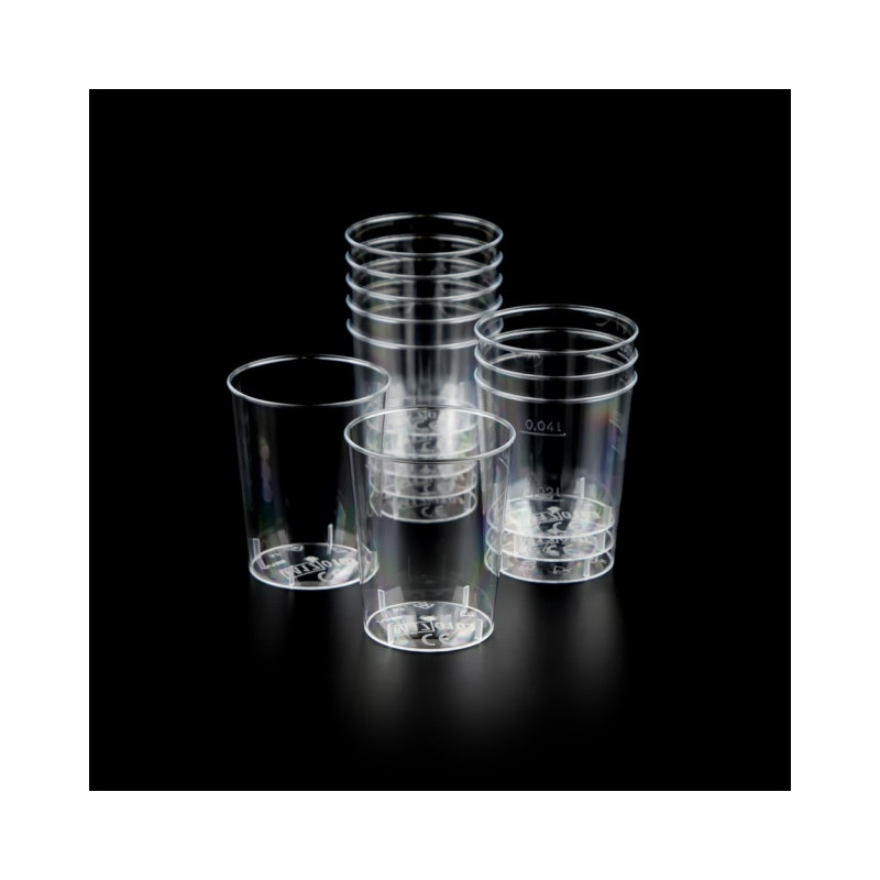 Kubki jednorazowe na wodę - 40ml /50szt/ CLEAR