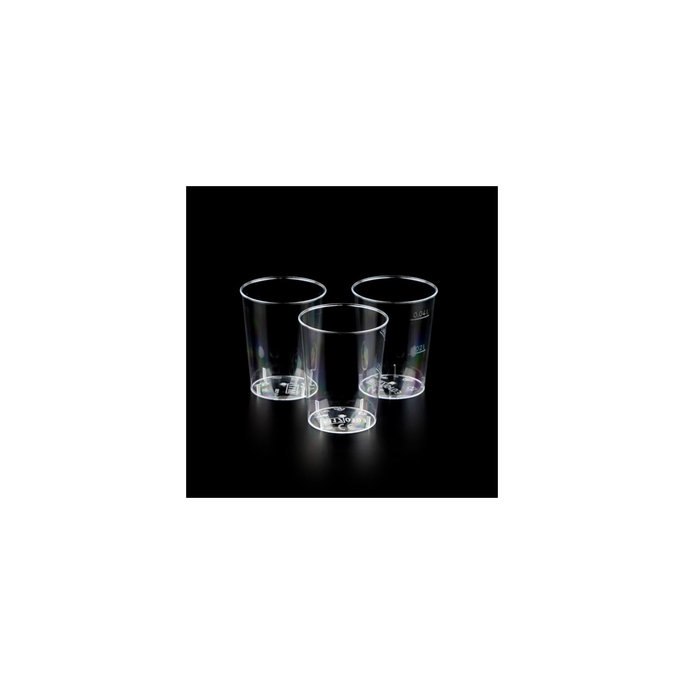 Kubki jednorazowe na wodę - 40ml /50szt/ CLEAR Kubki jednorazowe na wodę - 40ml /50szt/ CLEAR