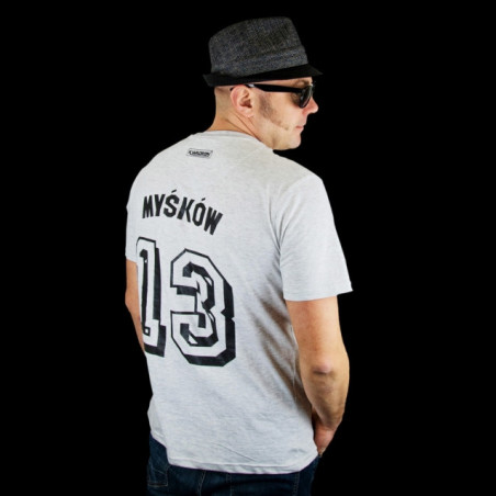 T-shirt MYSKOW - ROUND Neck Grey