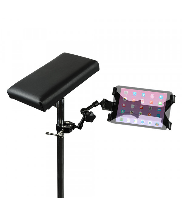 Holder for tablet pad mounted to the armrest Kwadron Tattoo Needles