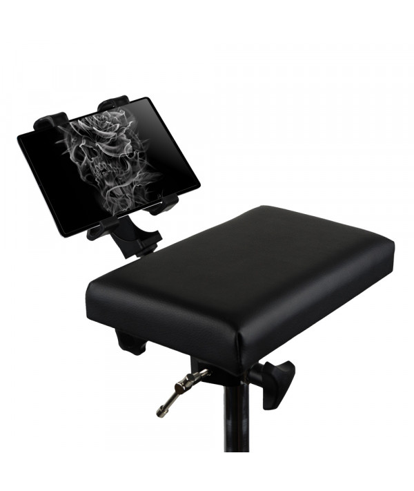 Holder for tablet pad mounted to the armrest Kwadron Tattoo Needles