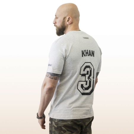 T-shirt KHAN - ROUND Neck Grey