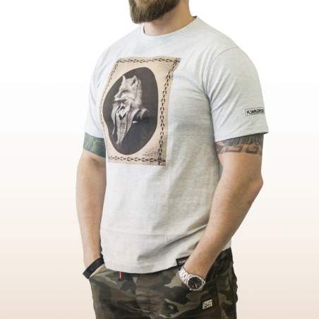 T-shirt PASQUALIN - ROUND Neck Grey