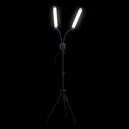 Lampa RING100+statyw - podwójna - z reg. temperatury i mocy