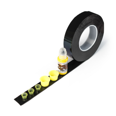 MAGIC TAPE - Double-sided tape for cups BLACK - 5m