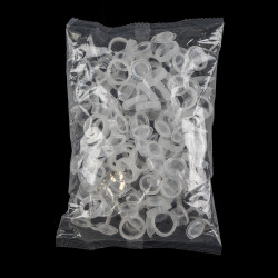 Kubeczki na tusz - pierścionek na palec ZAMYKANY 11mm / 50szt