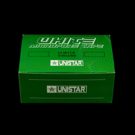 UNISTAR Micropore tape 2,5cm x 5m - 1pc