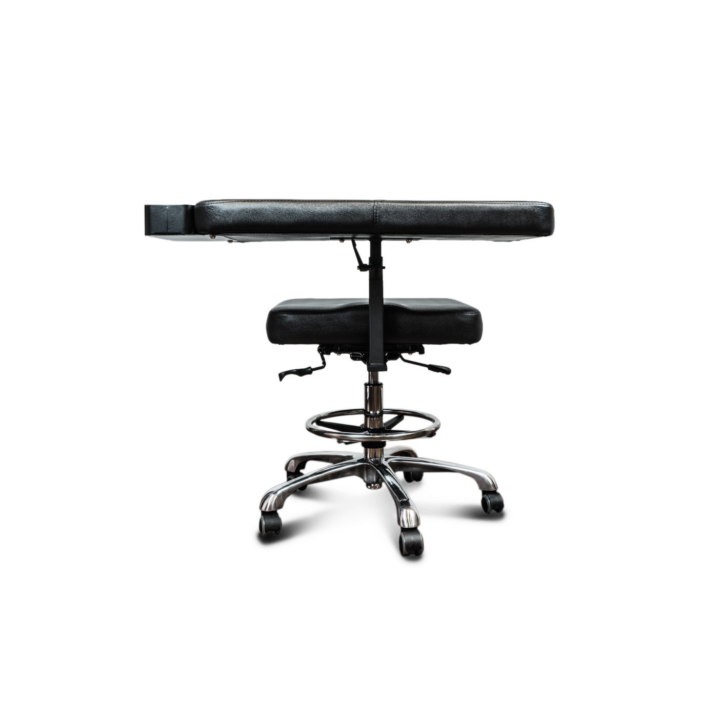 WING Taboret obrotowy z podłokietnikiem Black WING Taboret obrotowy z podłokietnikiem Black