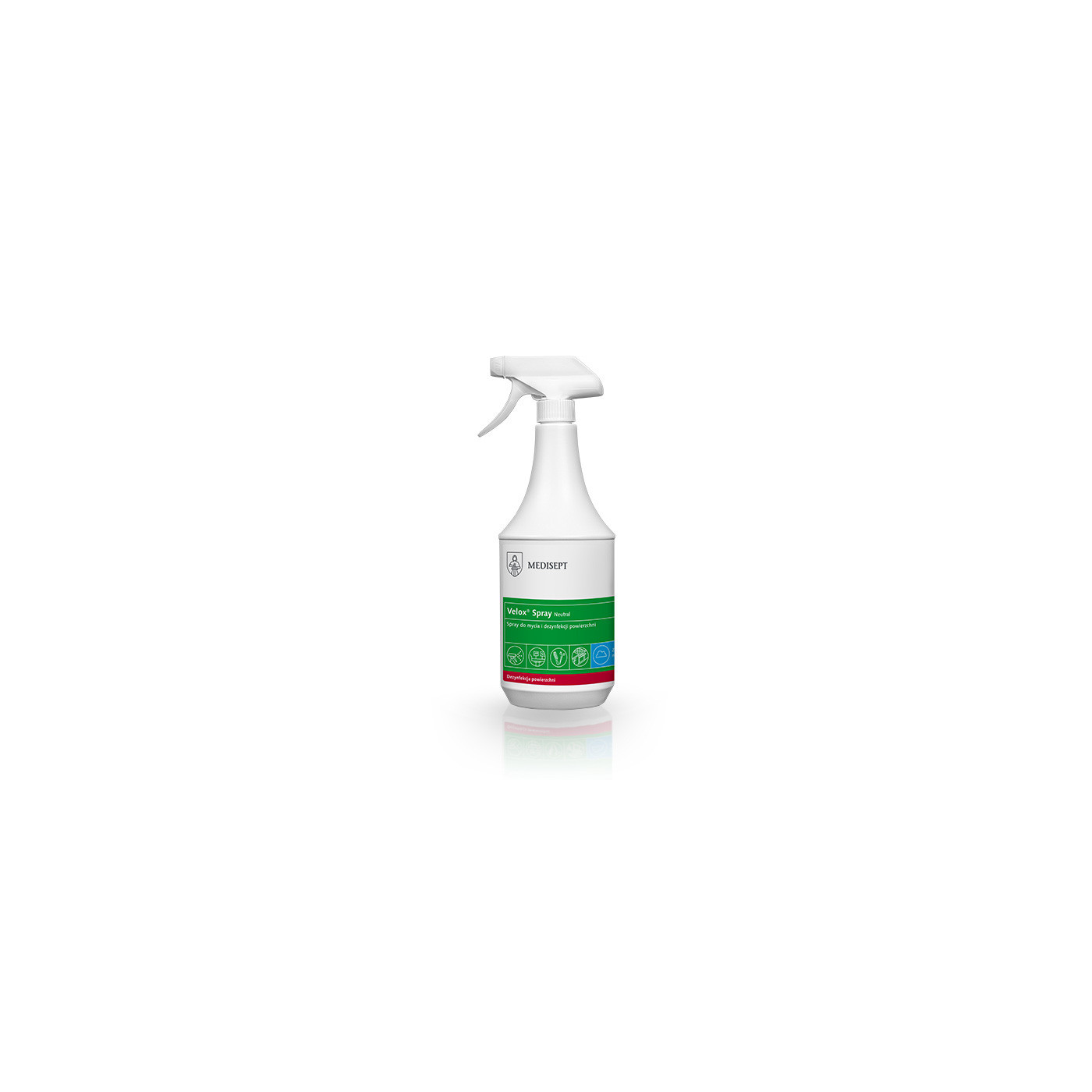 Płyn do dezynfekcji powierzchni MEDISEPT Velox Spray Neutral 1L Płyn do dezynfekcji powierzchni MEDISEPT Velox Spray Neutral 1L