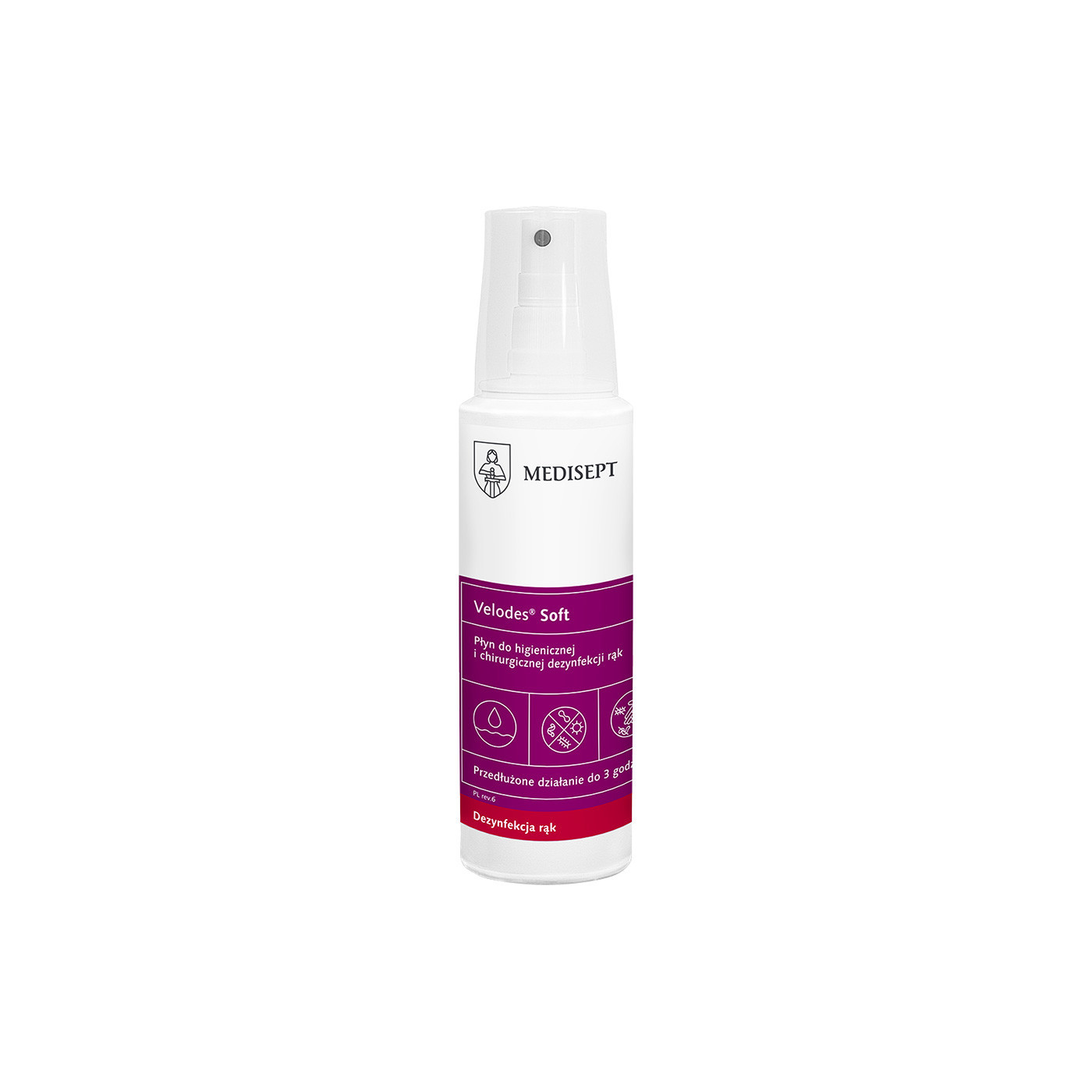 Dezinficijens kože MEDISEPT Velodes Soft 250ml Dezinficijens kože MEDISEPT Velodes Soft 250ml