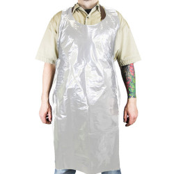 Foil protective apron WHITE - Super strong /50pcs/