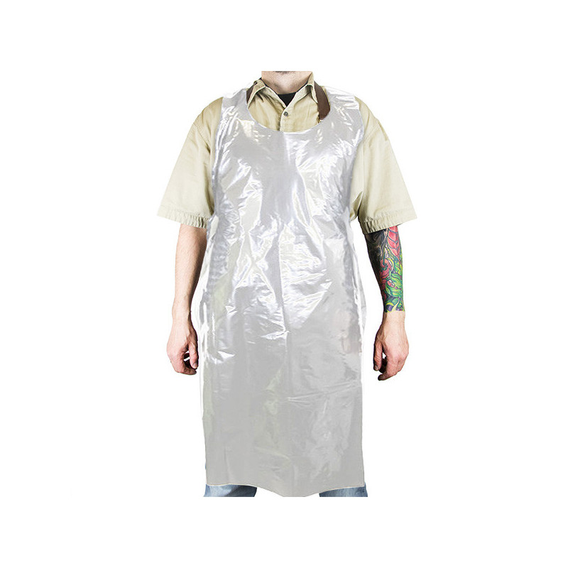 Foil protective apron WHITE - Super strong /50pcs/