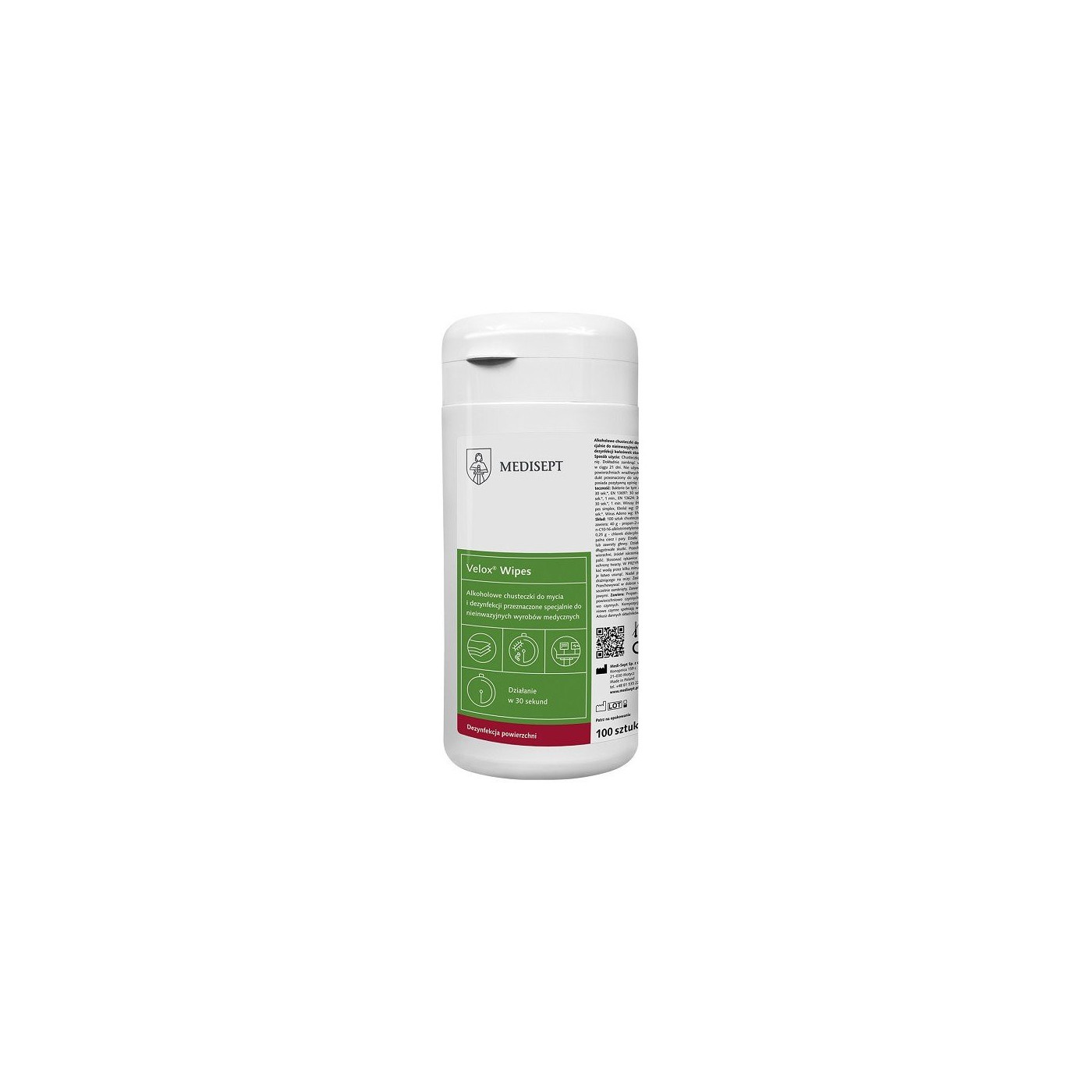 chusteczki-do-dezynfekcji-powierzchni-medisept-velox-wipes-100-szt---box chusteczki-do-dezynfekcji-powierzchni-medisept-velox-wipes-100-szt---box
