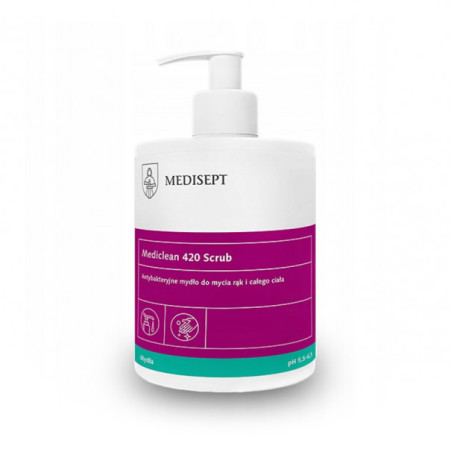 Antibakteriální mýdlo MEDISEPT Mediclean 420 Scrub 500ml
