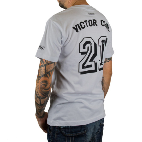 T-shirt VICTOR CHILL - Round Neck Grey