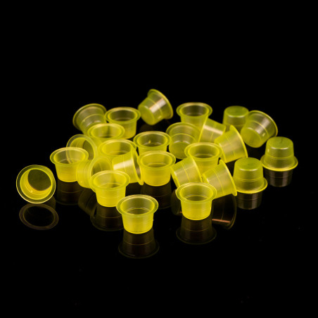 Ink cups Clear Yellow - 500 pcs