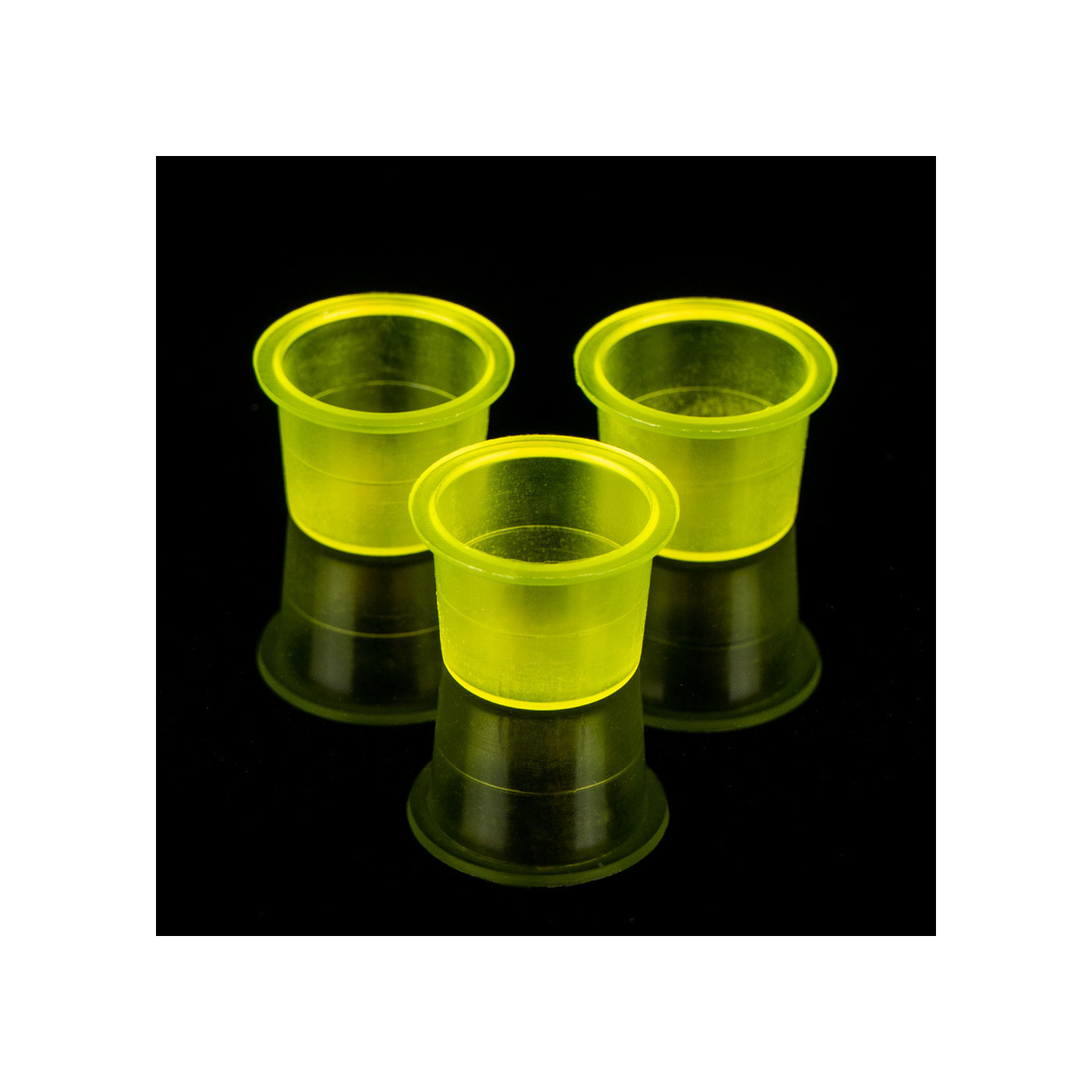 Ink cups Clear Yellow - 500 pcs