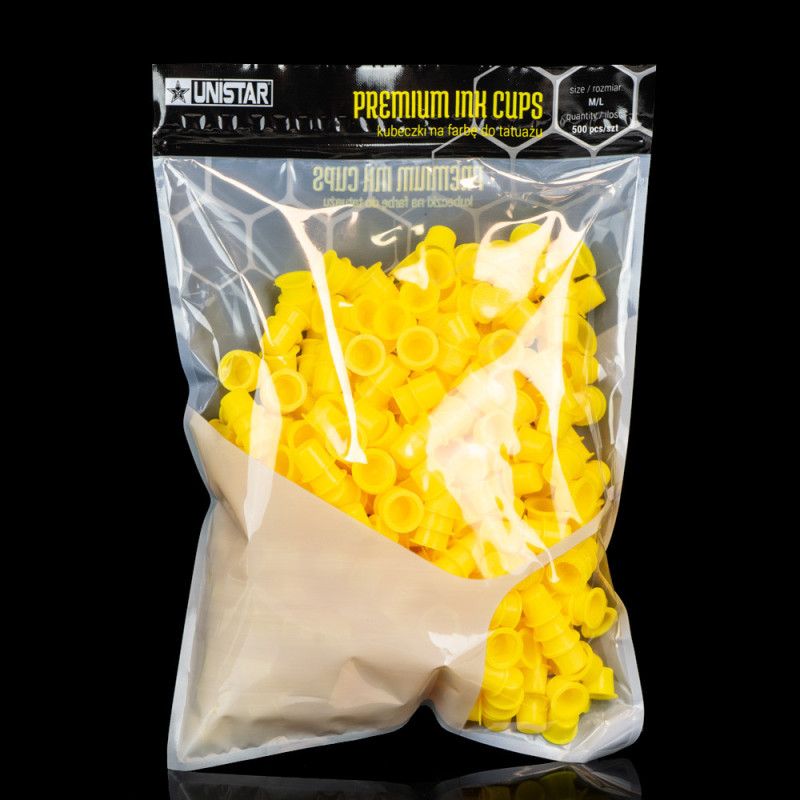 Ink cups Yellow - 500 pcs