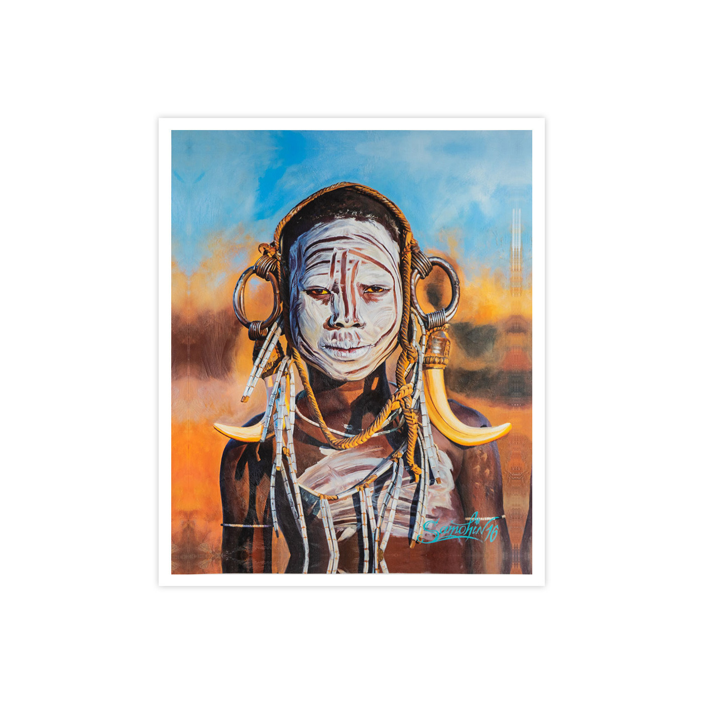 Dmitriy Samohin Print no. 4 - Face Dmitriy Samohin Print no. 4 - Face