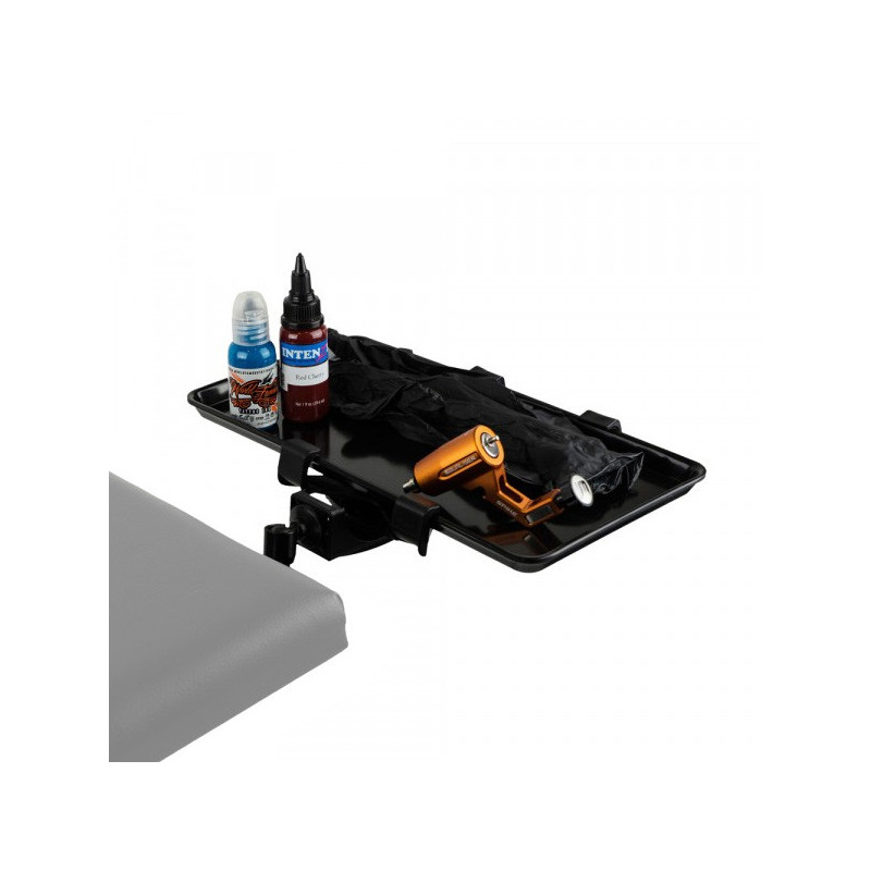 Uchwyt - wysiegnik z półką stalową BLACK