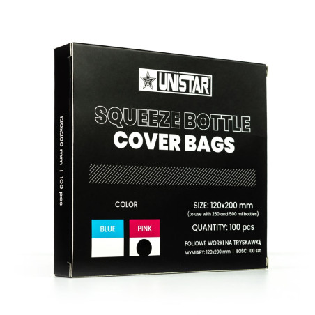 Squeeze bottle bags 12x20cm Pink - 100pcs