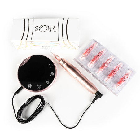 Glovcon Sona Pen Pink + napájení Sona Pink - permanentní make-up kit