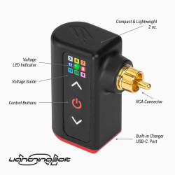 fk-irons-lightning-bolt-uni-battery-pack---bezprzewodowa-bateria-rca---1-szt