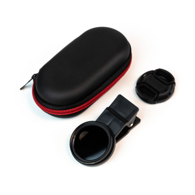 Photo lamp with filters for the phone - rechargeable