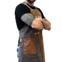 UNISTAR Protective apron - 1 pc - Brown