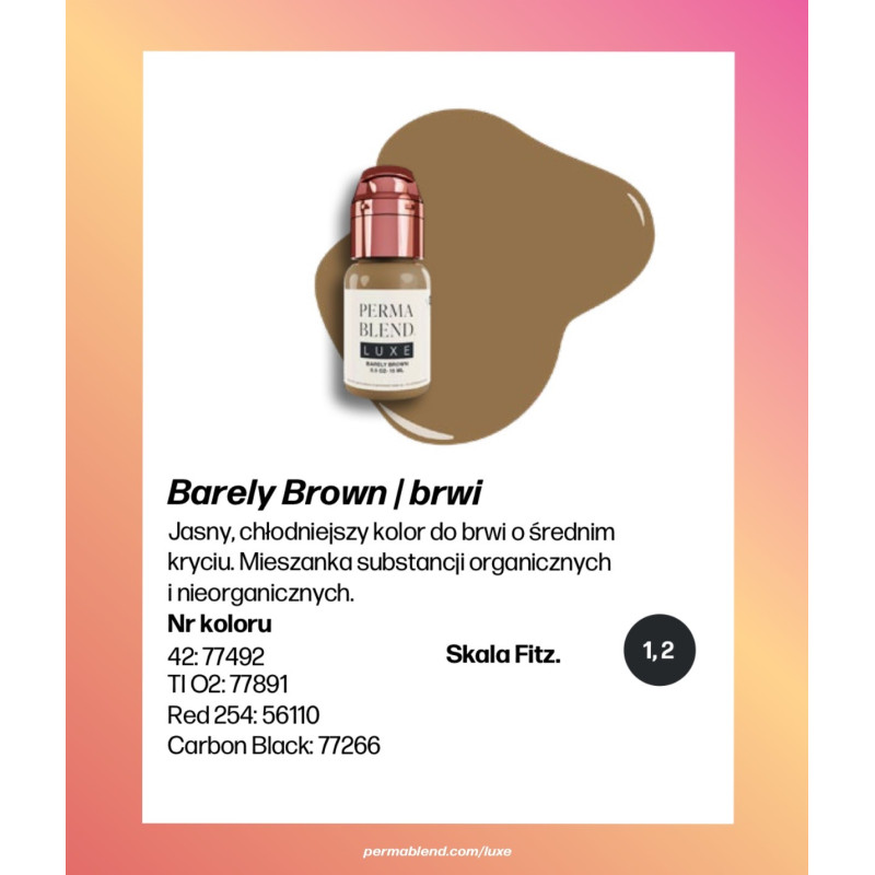 Perma Blend Luxe - Barely Brown 15ml