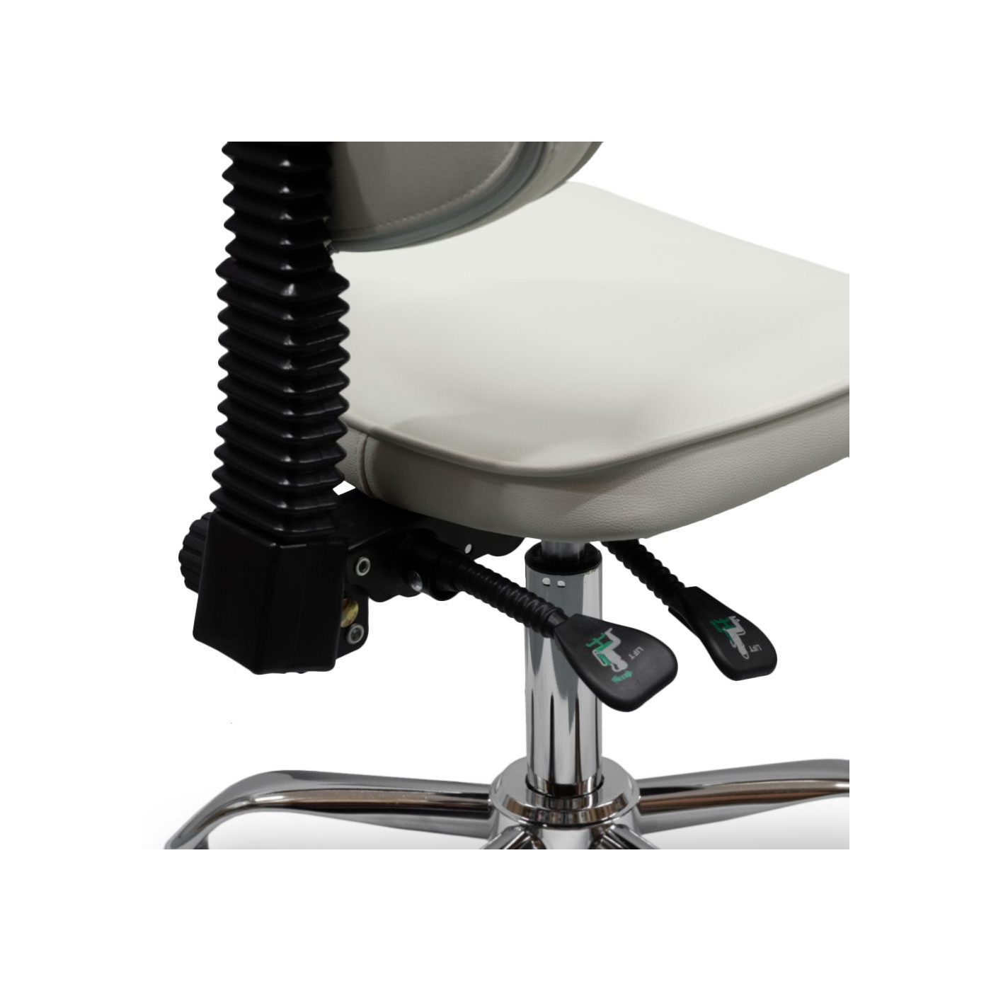 SHELL Foam Pro - Rotary stool Premium White SHELL Foam Pro - Rotary stool Premium White