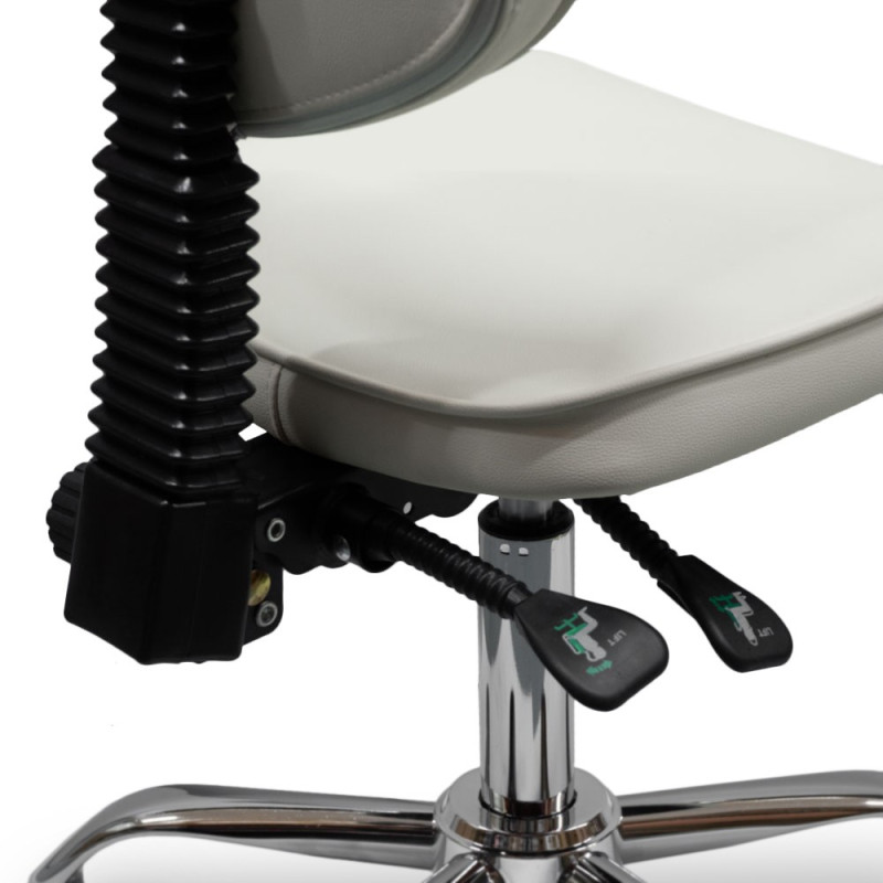 SHELL Foam Pro - Rotary stool Premium White