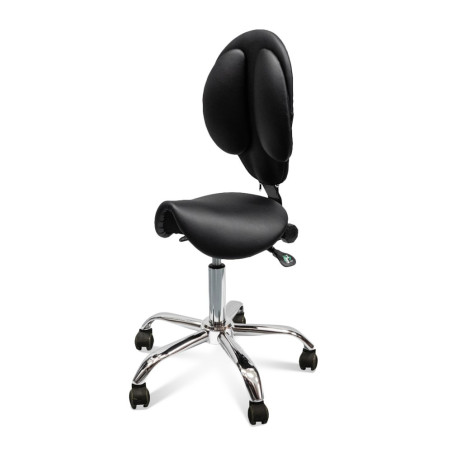 LUNG PRO - Rotary stool Premium Black