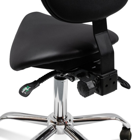 BEAD PRO - Rotary stool Premium Black