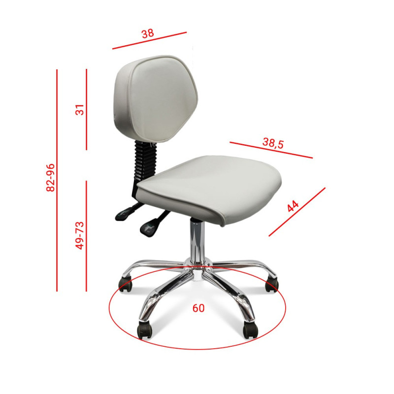 shell-foam-pro---taboret-obrotowy-premium-white