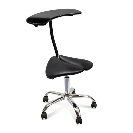 PILLAR PRO - Rotary stool Premium Black