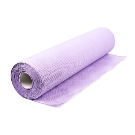 Foiled hygienic undercoat in a roll - 50 cm x 50 m - LAVENDER