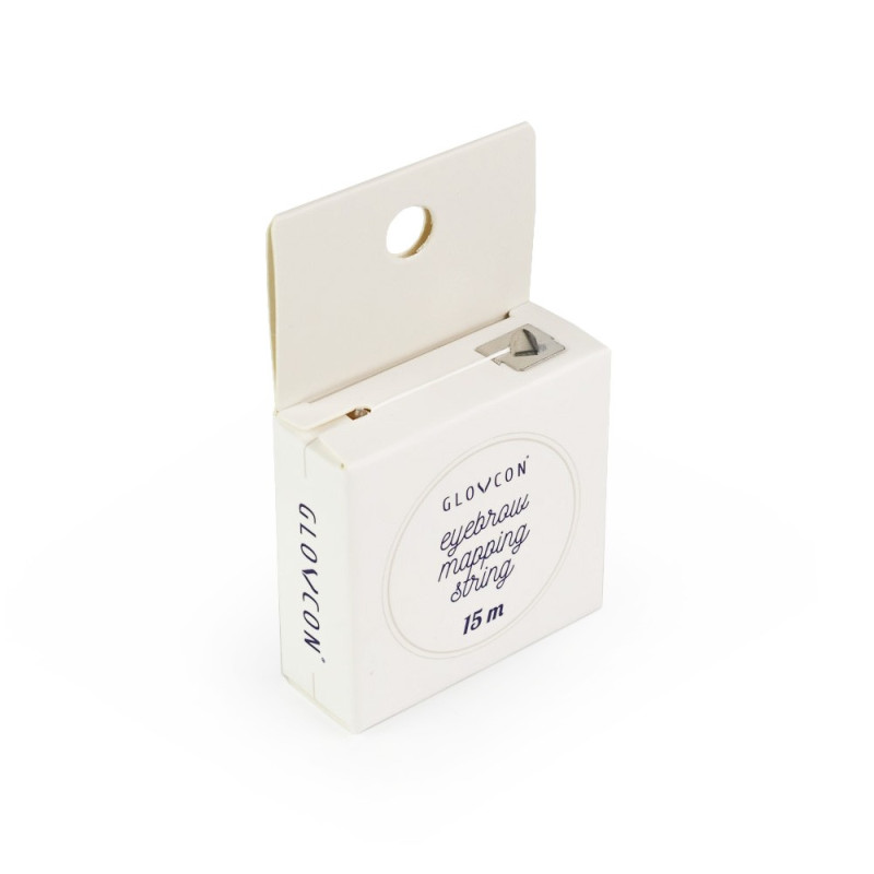 Dyeing thread - for marking eyebrow geometry - 15m WHITE