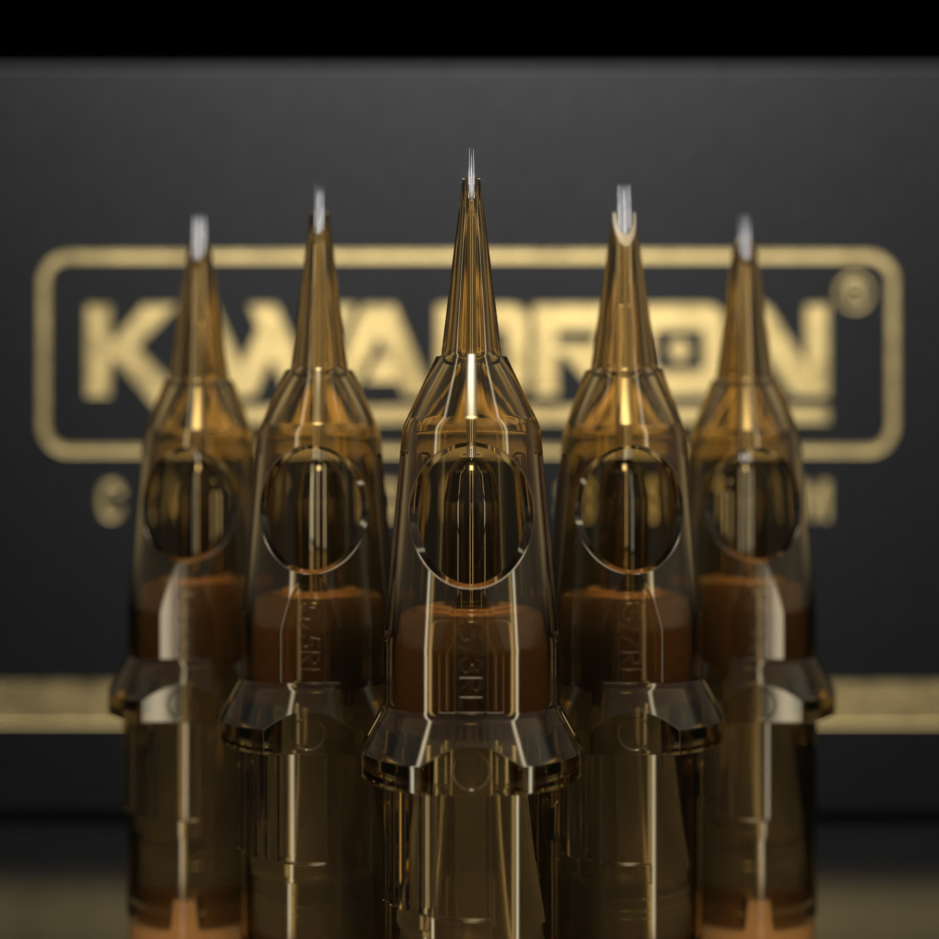 Rozmiary igieł w kartridżach Kwadron RLMT 0.35 mm